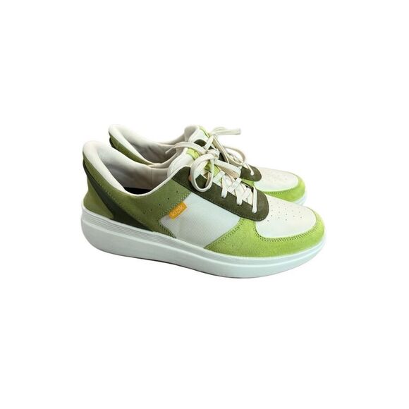 Kizik Brisbane Womens 11 Mens 8.5 Sweet Pea Hands Free Lace Up Comfort Sneakers - Picture 2 of 9